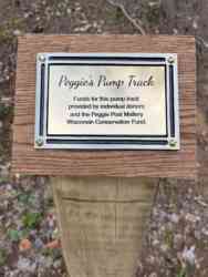 Peggies Pump Track Signage